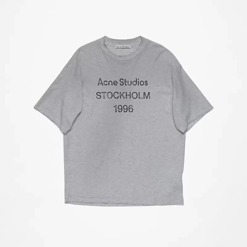 Acne Studios Oversized Pure Cotton Heavyweight T-Shirt photo 5