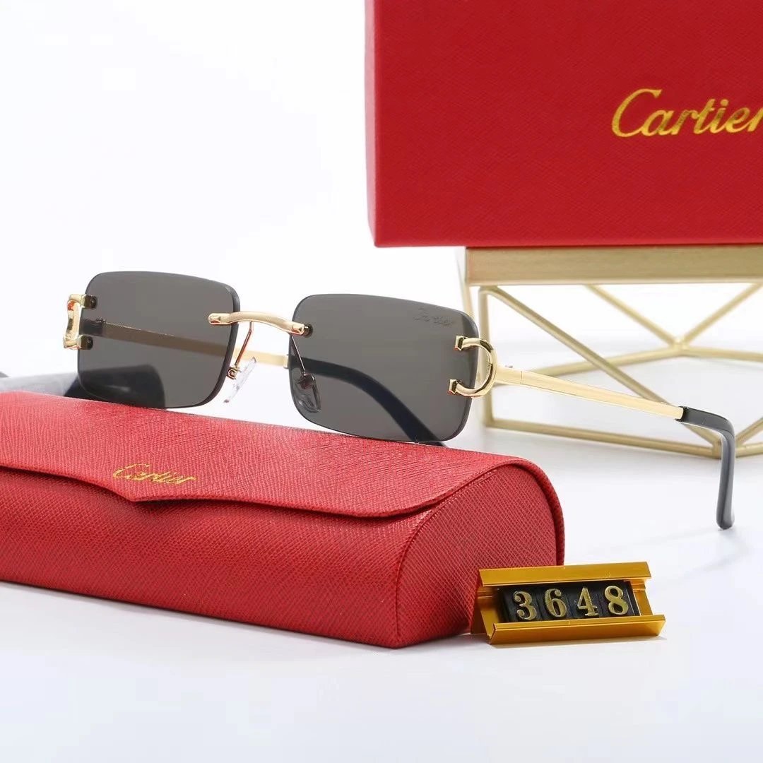 Cartier 3648 Black Sunglasses