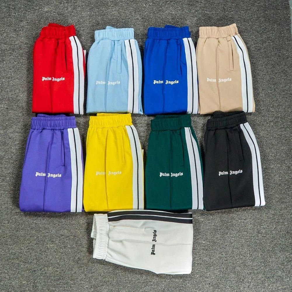 Palm Angels Track Pants Forest Green with White Stripes Sweatpants product detail 2 in Litbuy spreadsheet finds