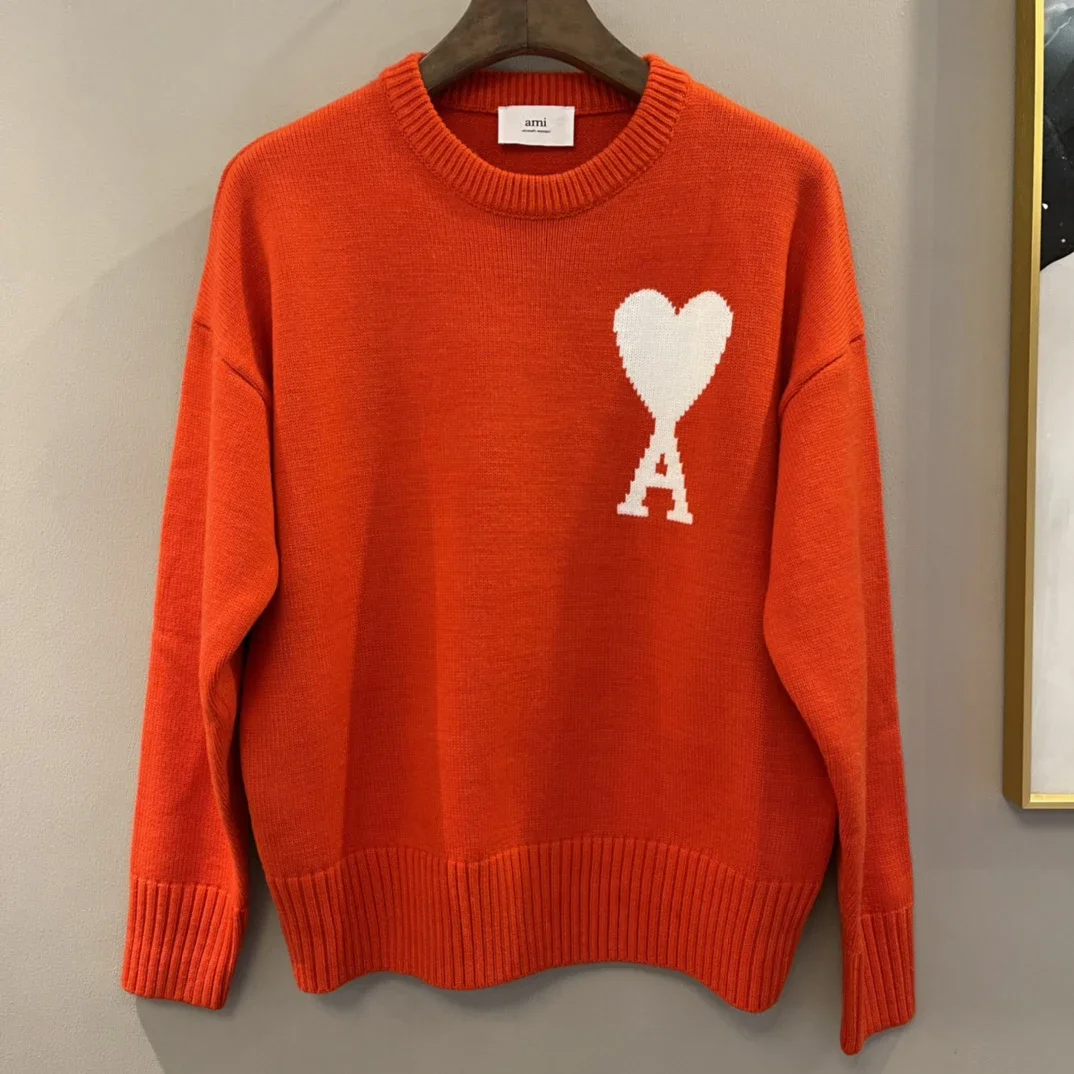 Ami Orange Sweater