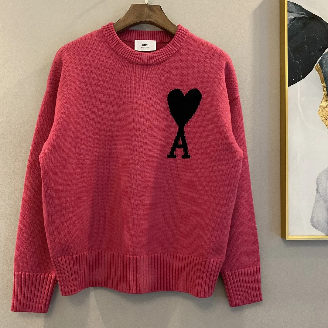 Ami Heart Pink Sweat