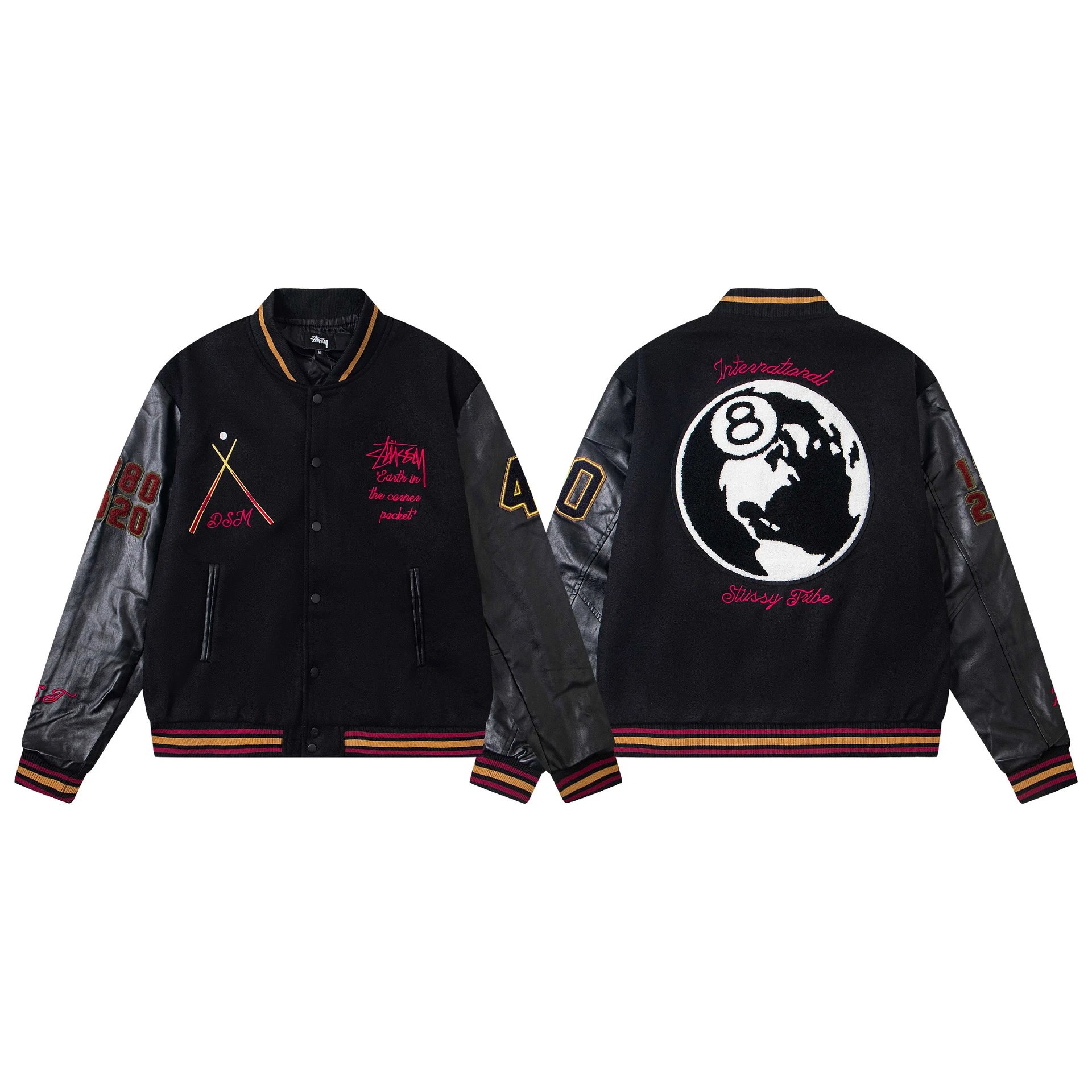 Stussy Sherpa Fleece Beige Zip-Up Jacket