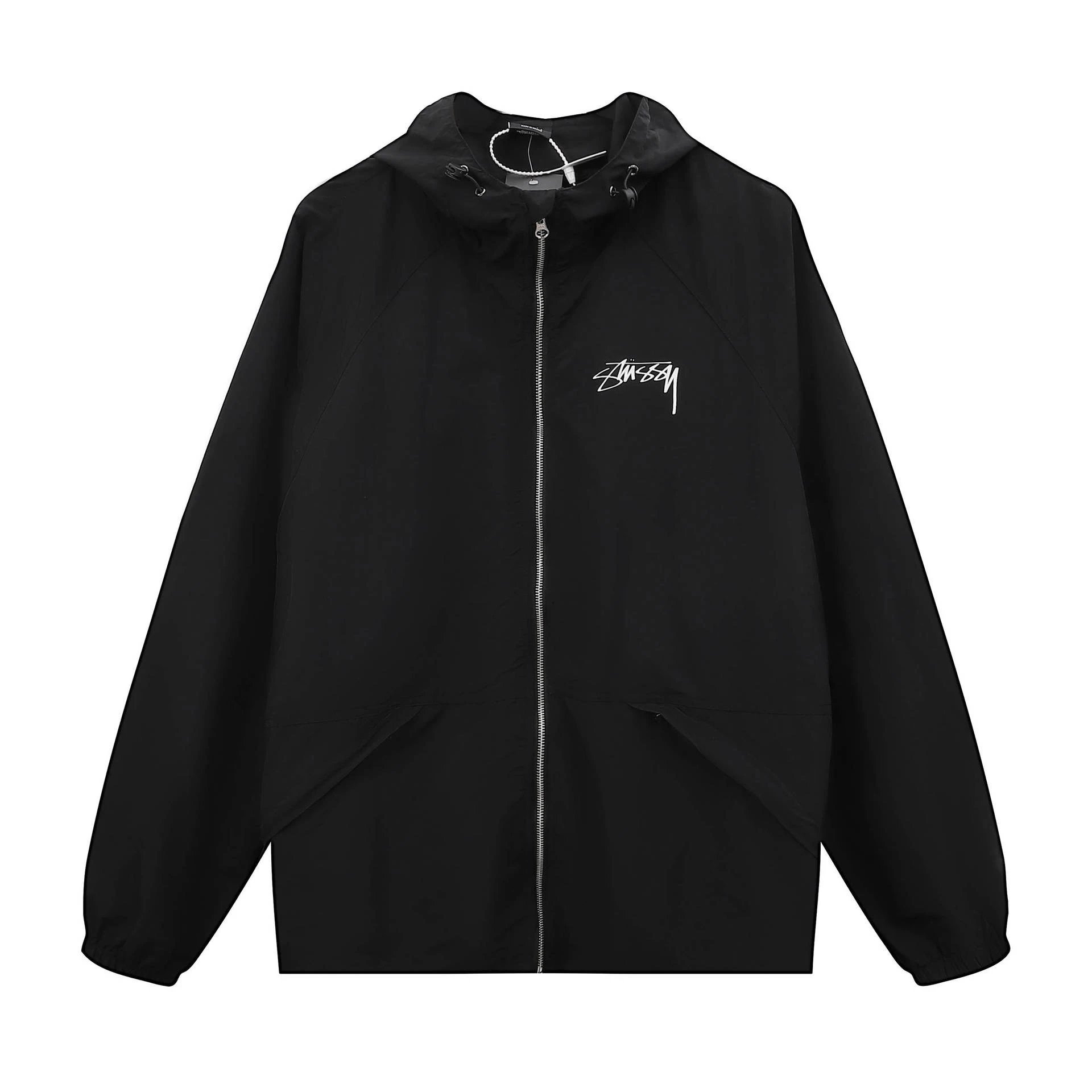 Stussy Autumn Lambswool Stand Collar Sweatshirt Fleece Zip-Up Jacket photo 6