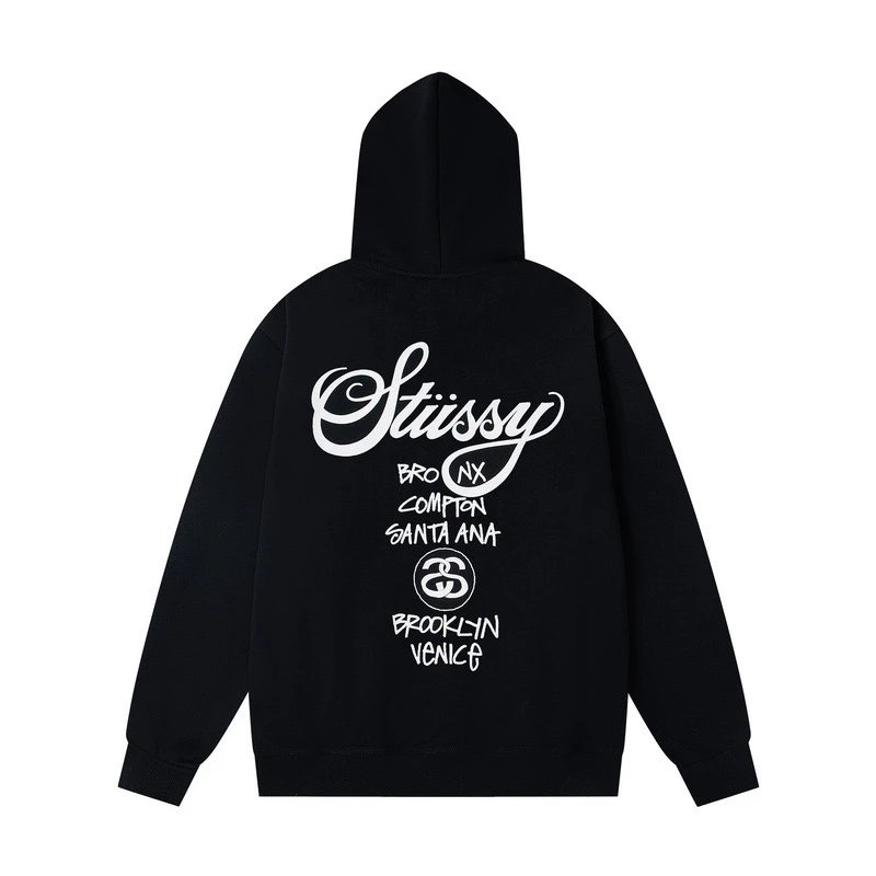Letter Print Fleece Hooded Sweatshirt photo 5
