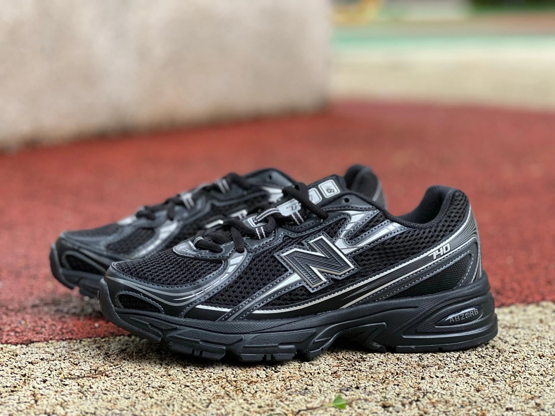 New Balance 740 White Green Running Shoes