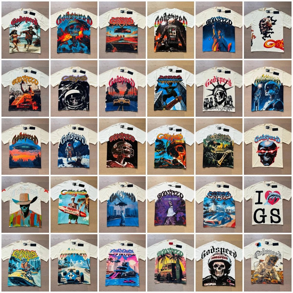 Godspeed Summer Hawaiian T-Shirts