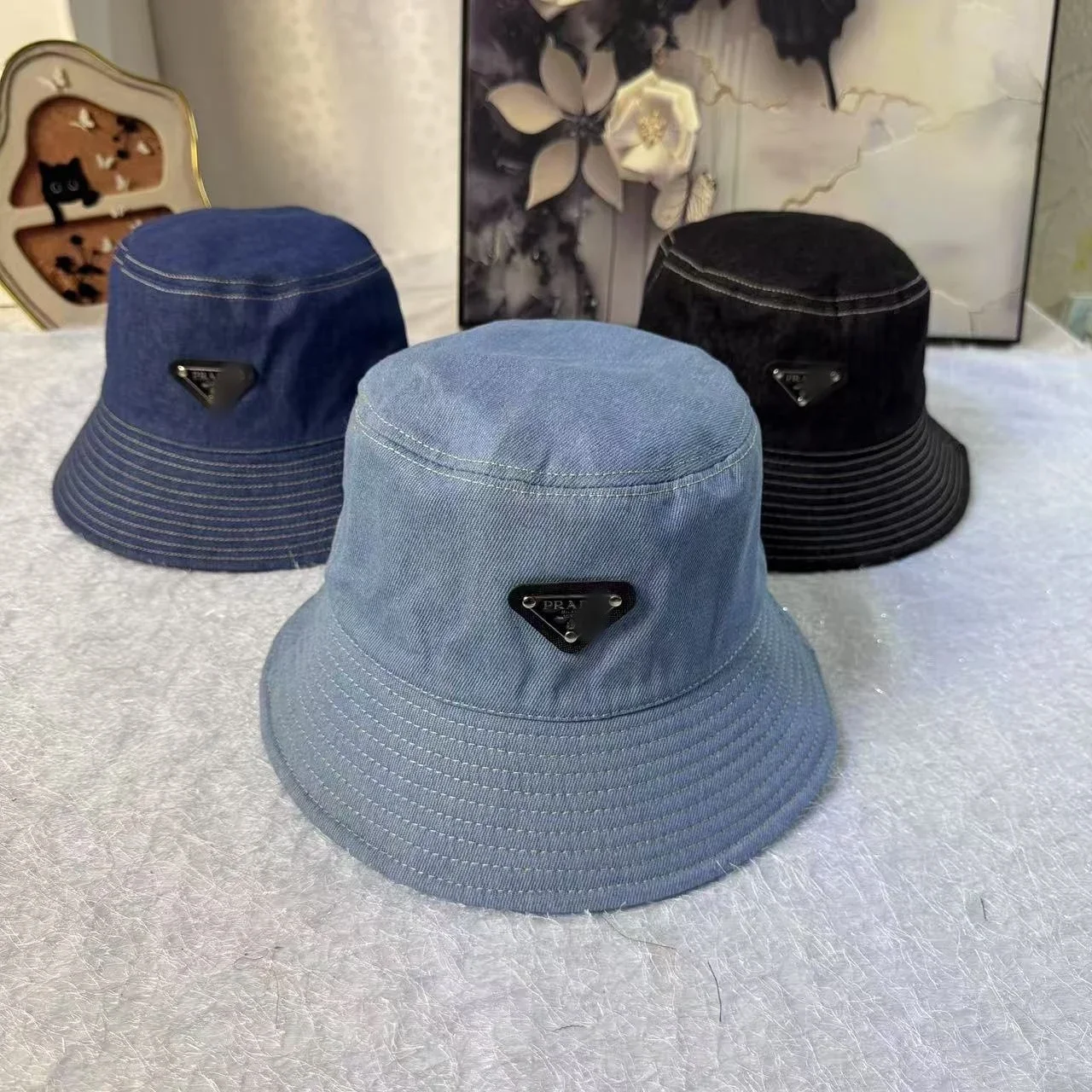 Prada Sombrero 3 Estilos
