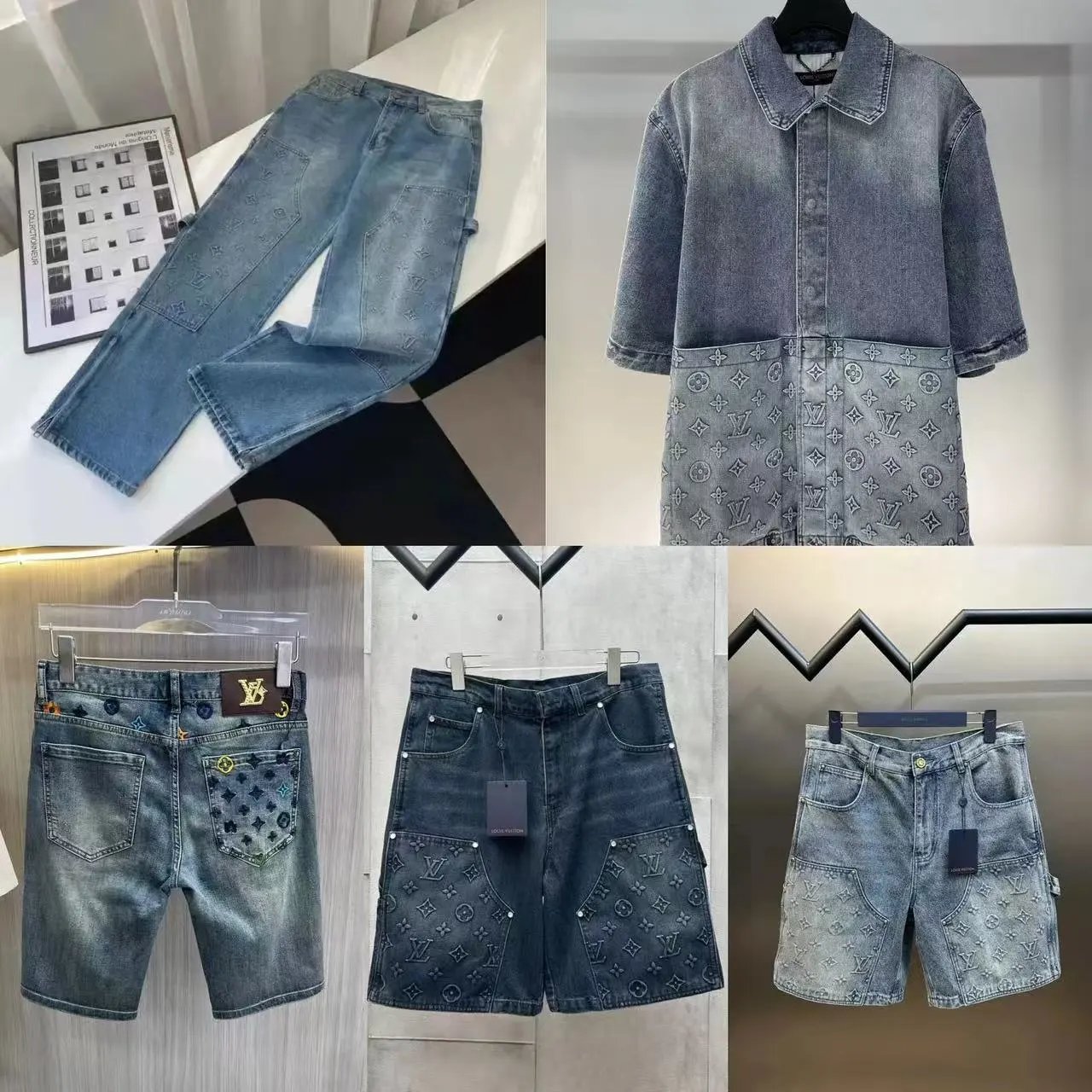 Louis Vuitton Monogram Denim J