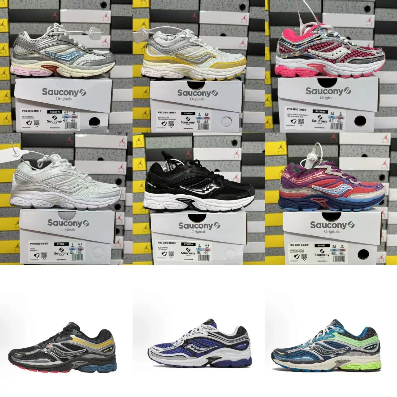 Saucony Pro Grid Omni 9 Running Shoes