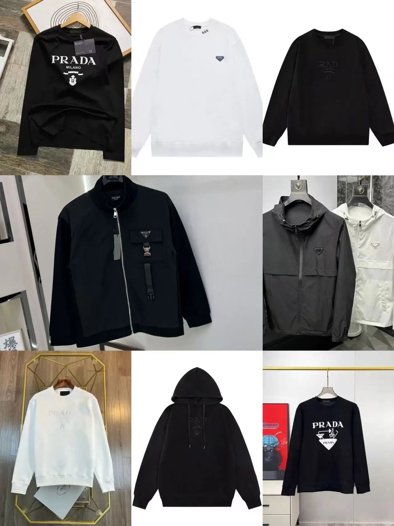 Prada Logo Hoodies/Sweaters [3