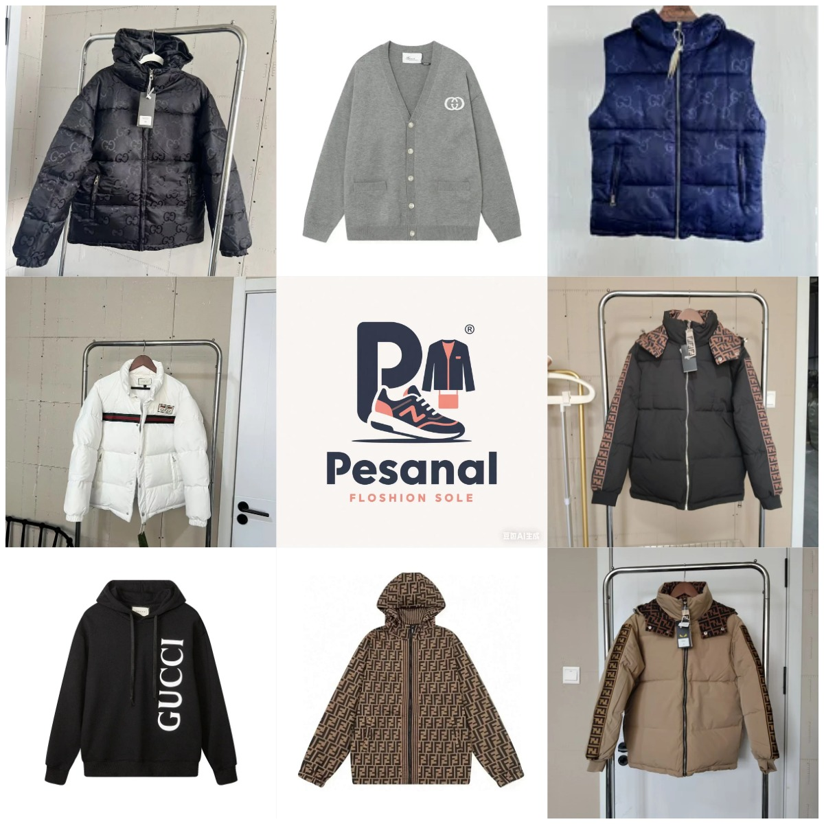 Gucci GG Supreme / Fendi FF Pa