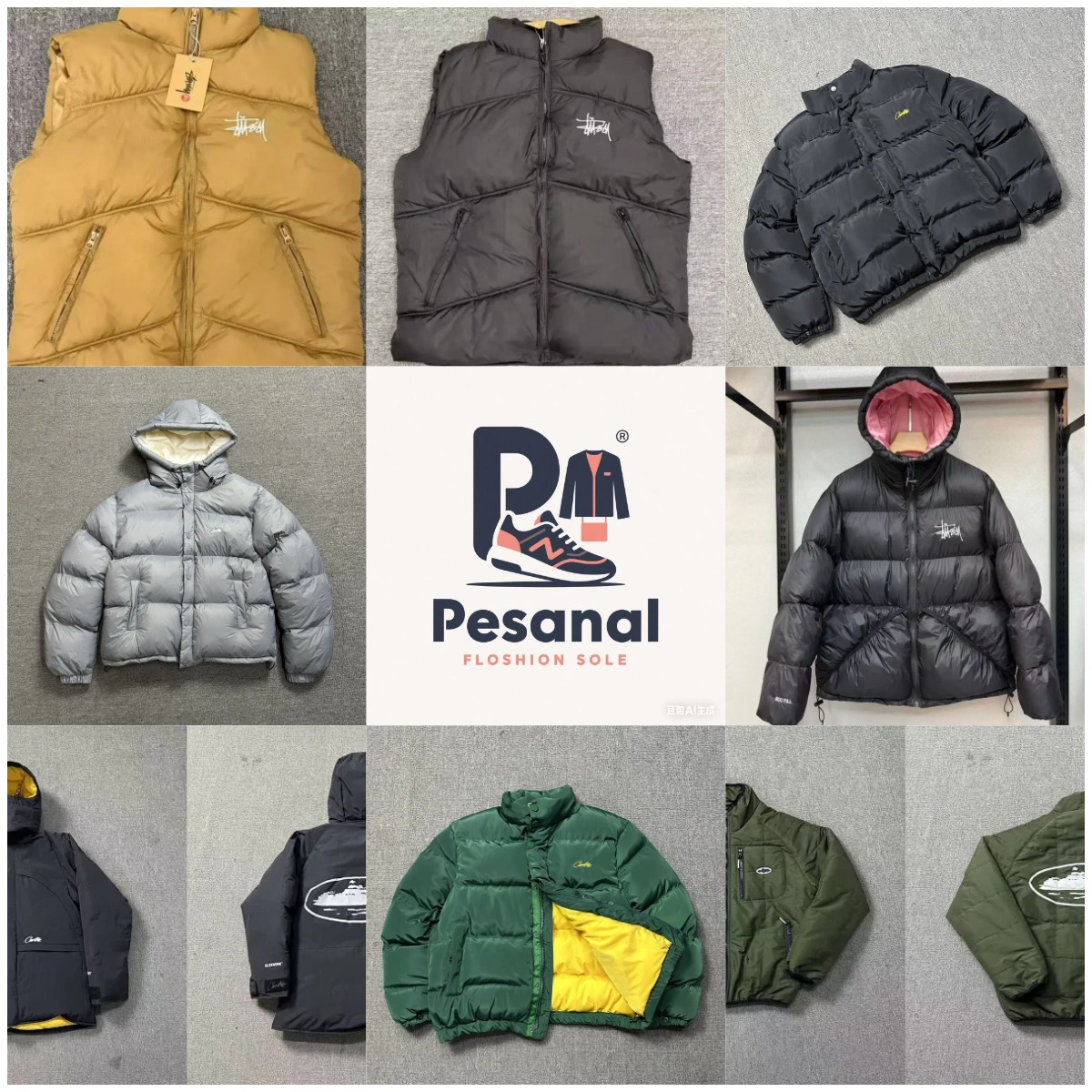 Stussy Puffer Jackets [25 styl