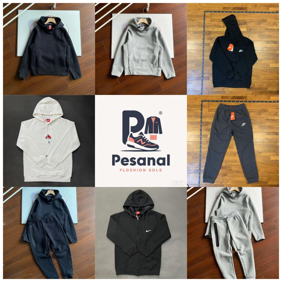 AA-08-2026 New Leisure Sports Knitted Hoodie Set WhatsApp+86 182 5902 4114