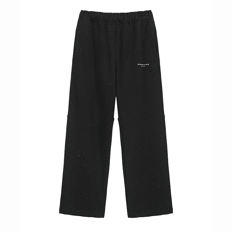 Rhinestone Sparkling Jogger Sweatpants photo 2