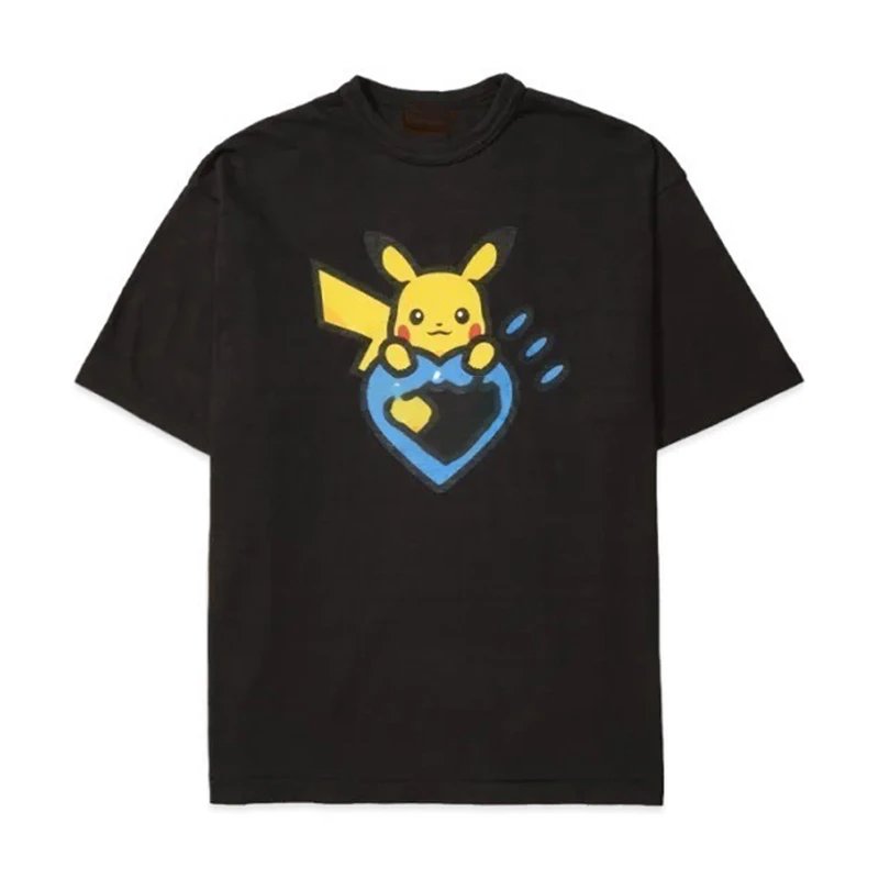 Pokémon x Uniqlo Pikachu Heart Print White T-Shirt - 5