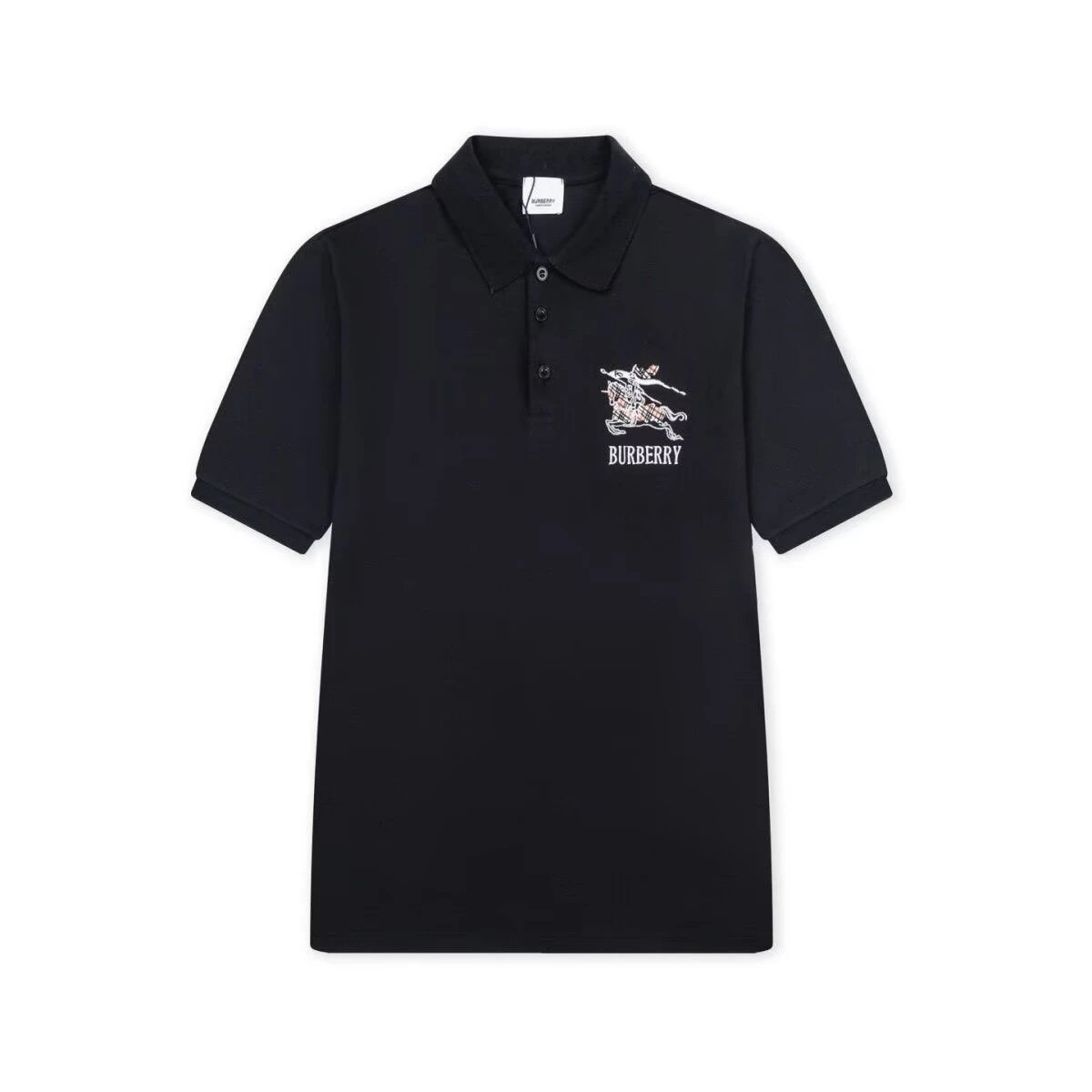 Burberry black polo shirt