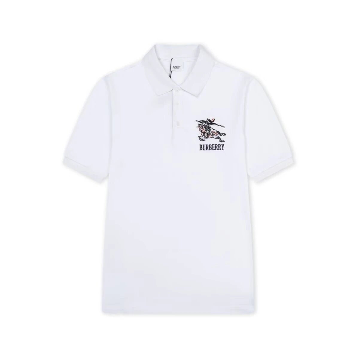 Burberry white polo shirt