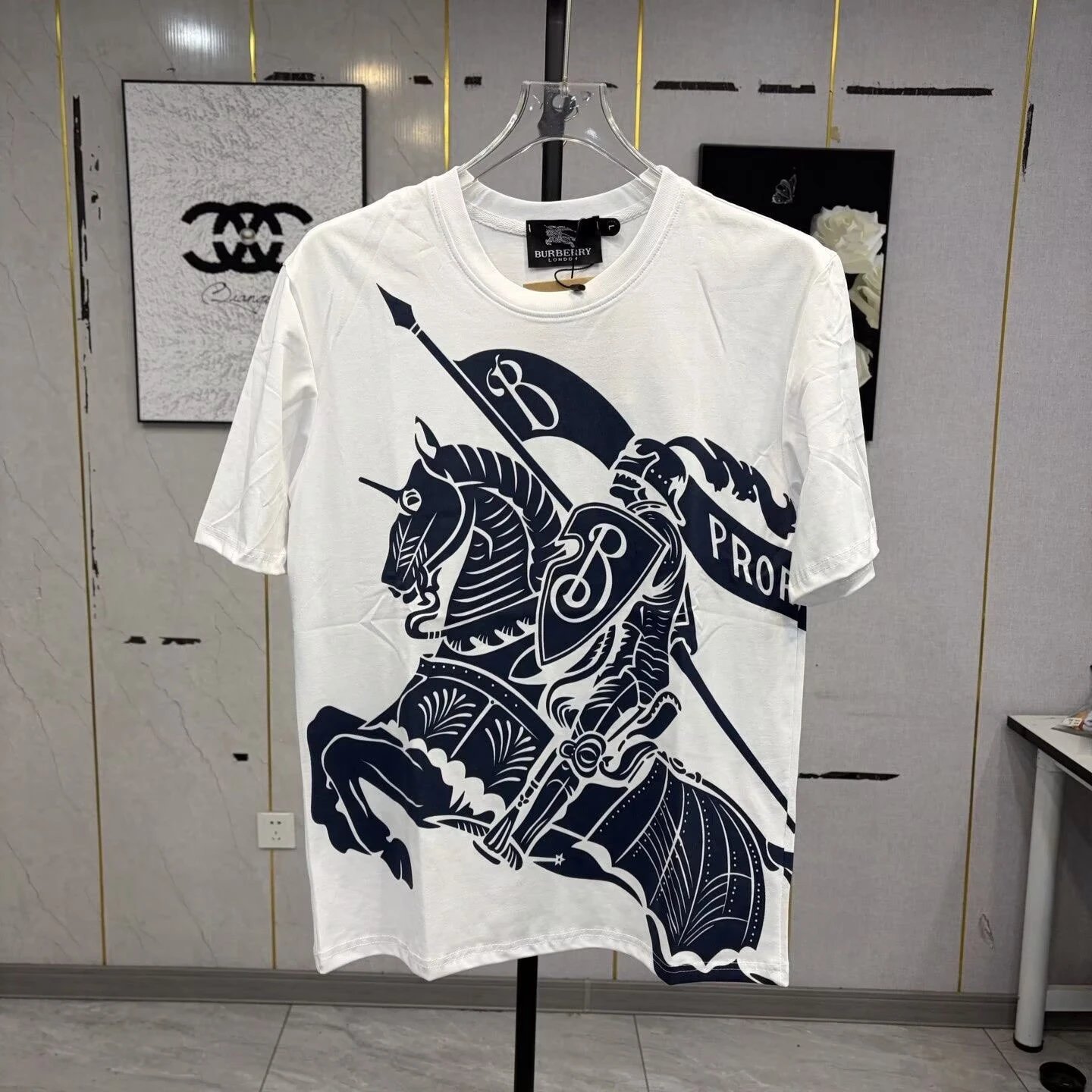 Burberry white T-shirt -6
