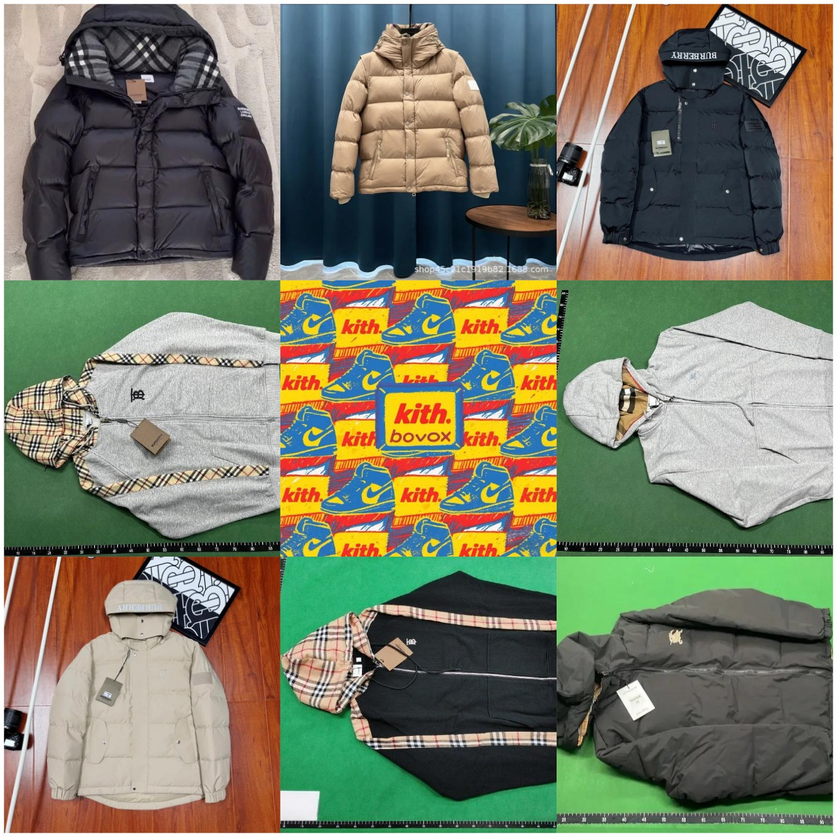 Burberry Check Hooded Puffer J