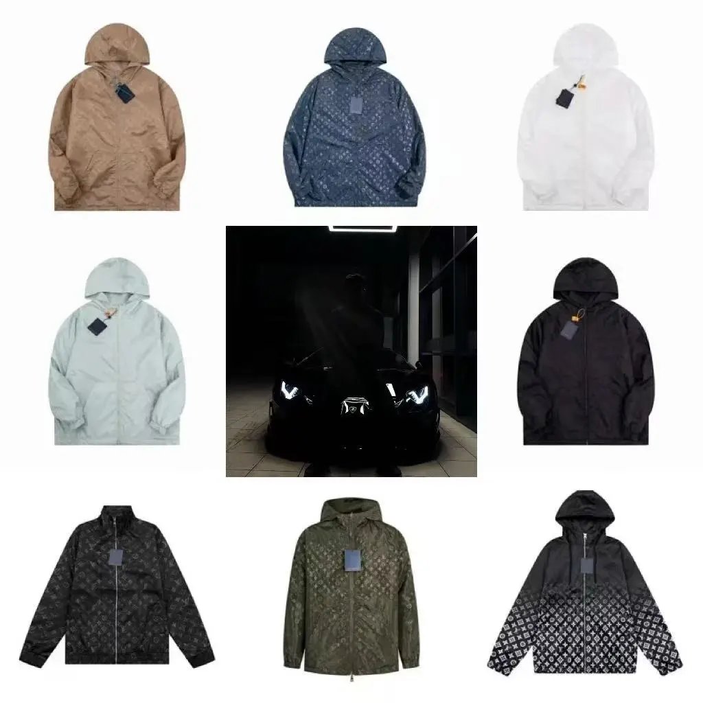 Louis Vuitton Monogram Hooded Windbreaker Jacket