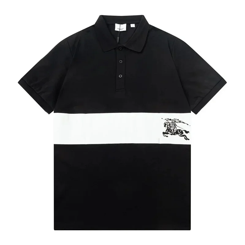 Burberry black polo shirt -1