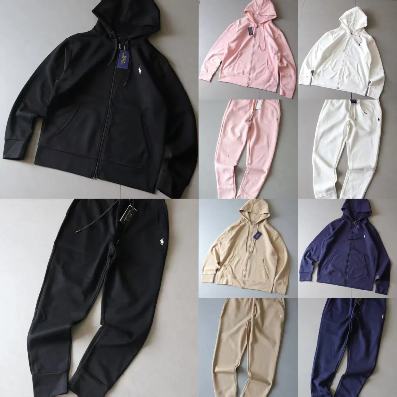 Ralph Lauren sweatshirt down jacket suit