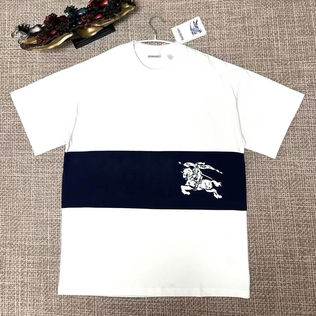 Burberry White T-shirt -01
