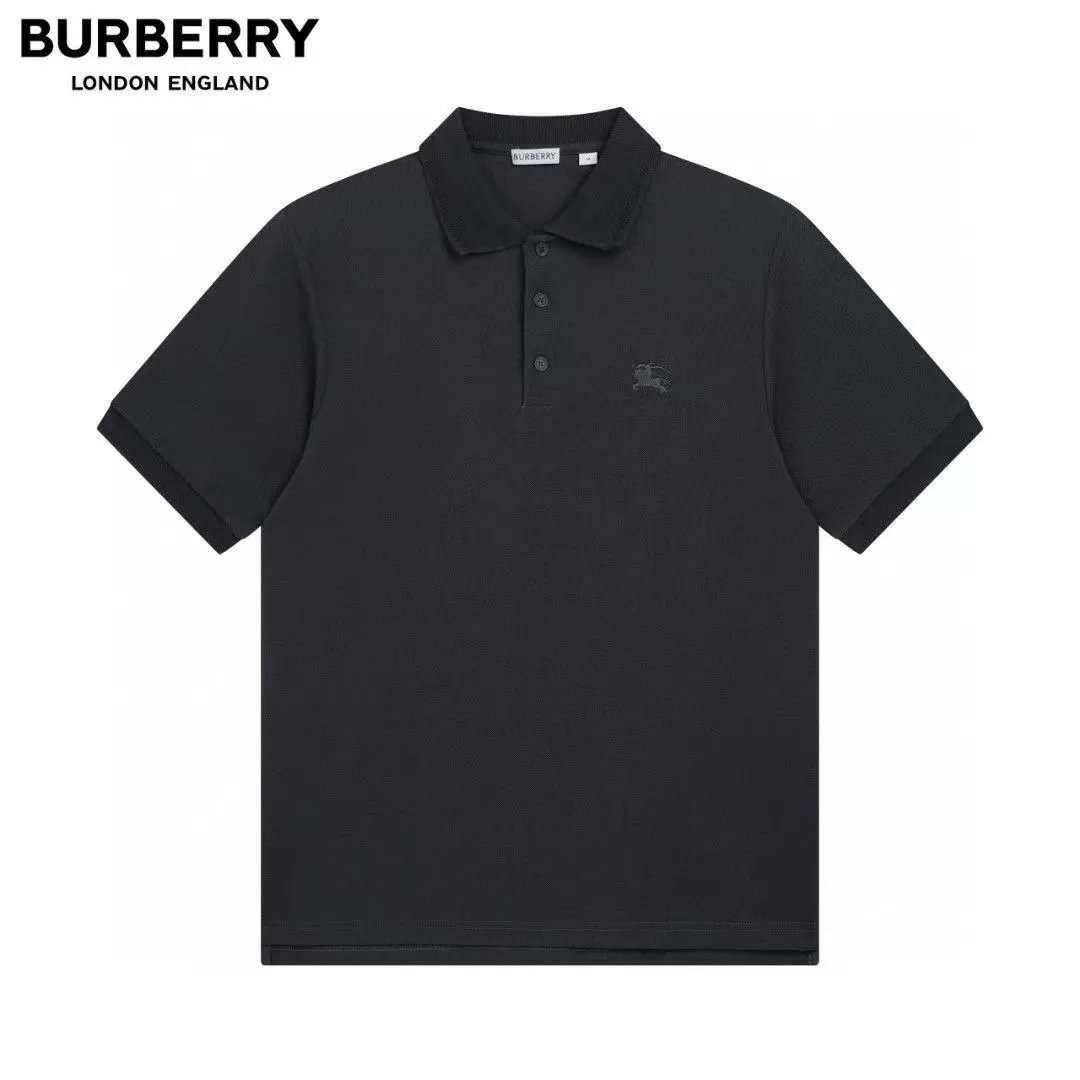 Burberry black polo shirt -9
