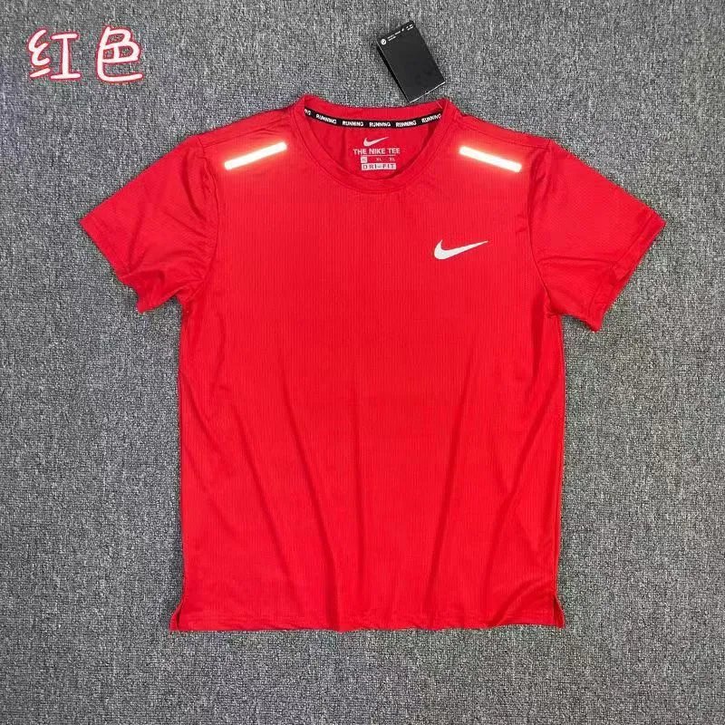 Nike反光红色上衣