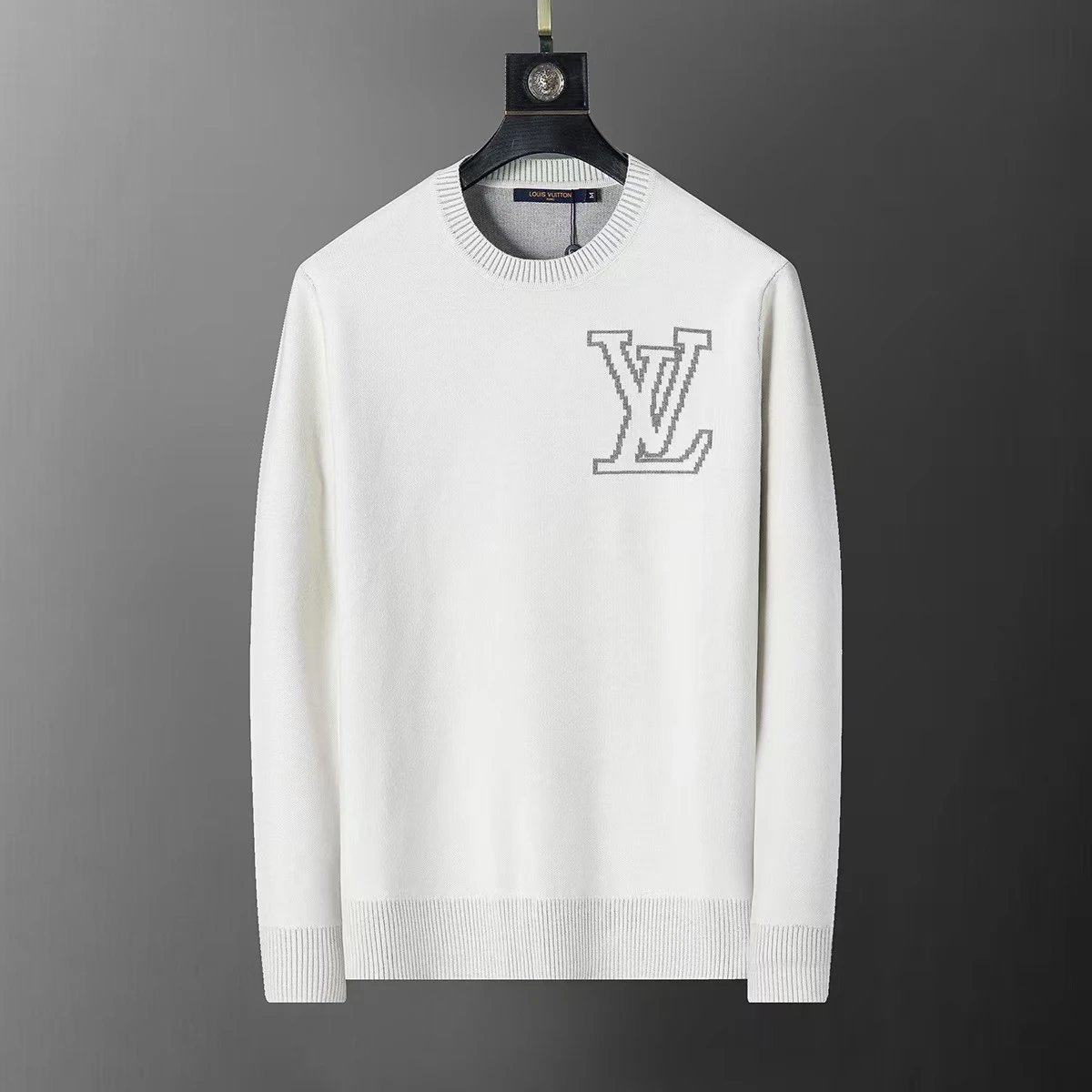 LV white sweater