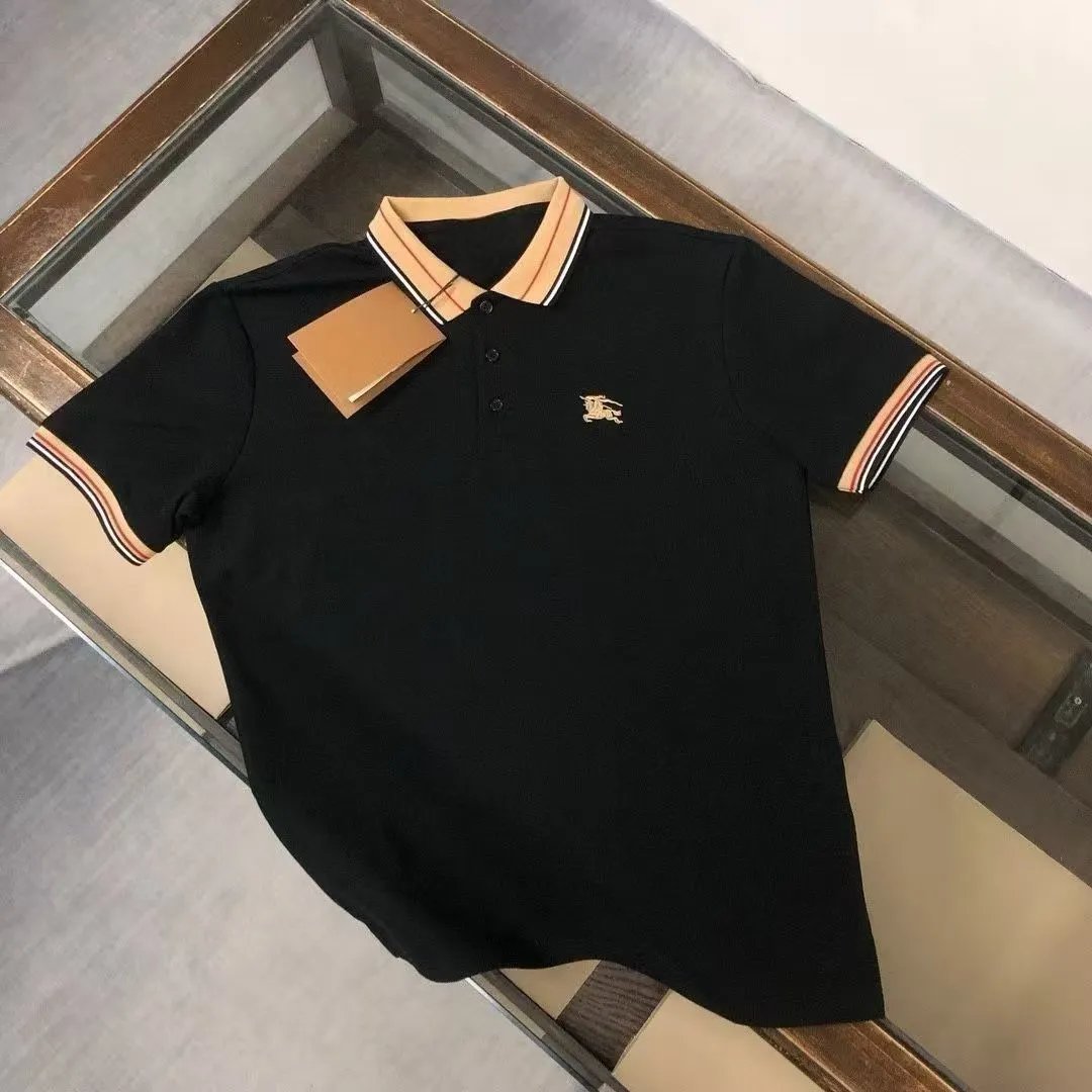 Burberry black polo shirt -2