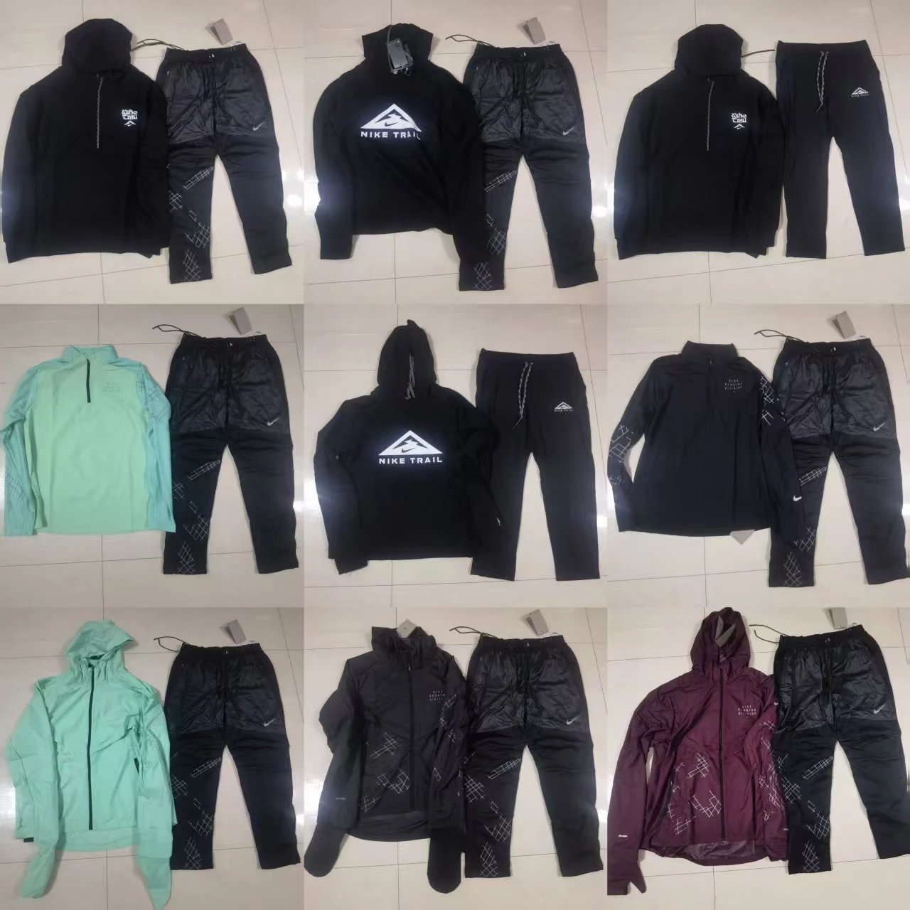 Burst Ice Silk Speed Dry Running Training Set (New)