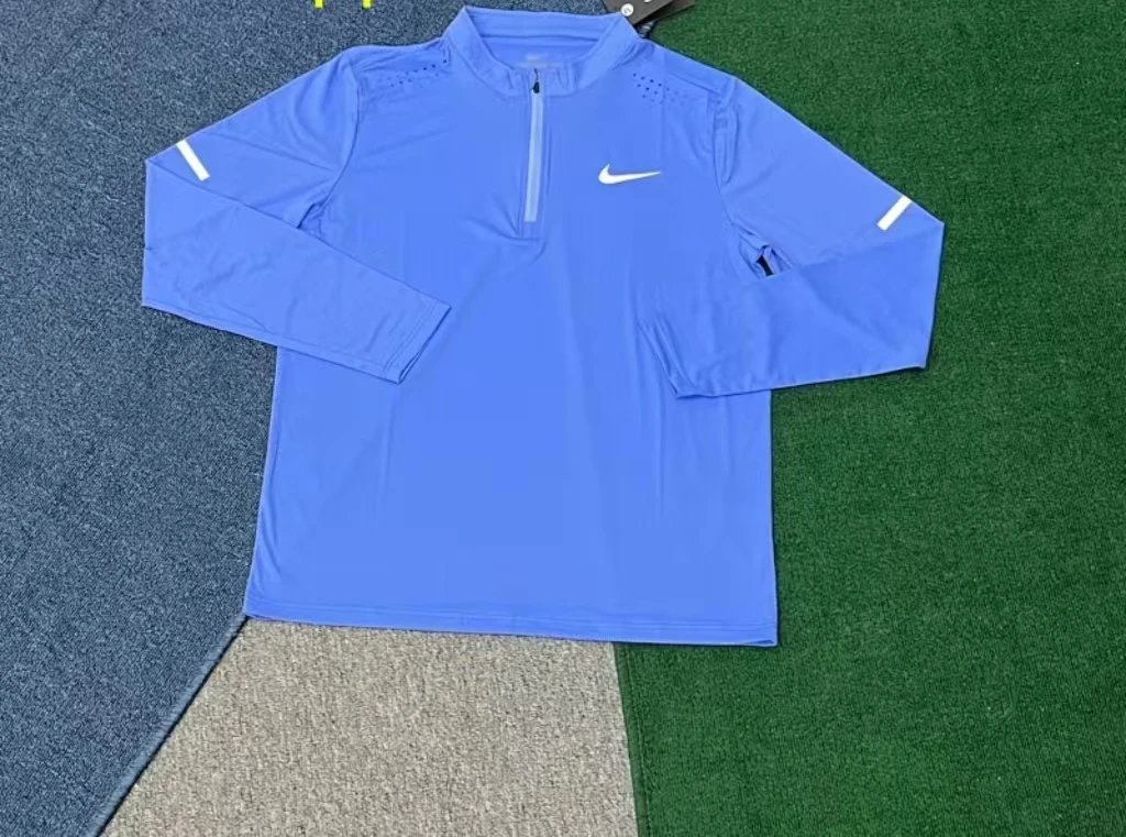 Nike Element Half-Zip Performance Top Blue Activewear - 1