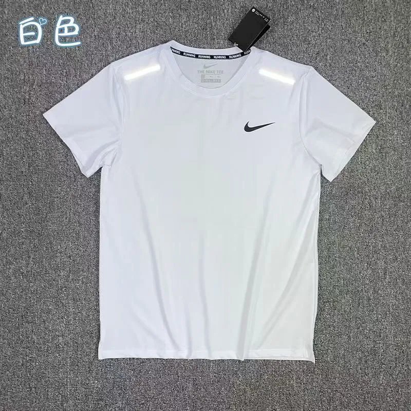 Nike反光白色上衣