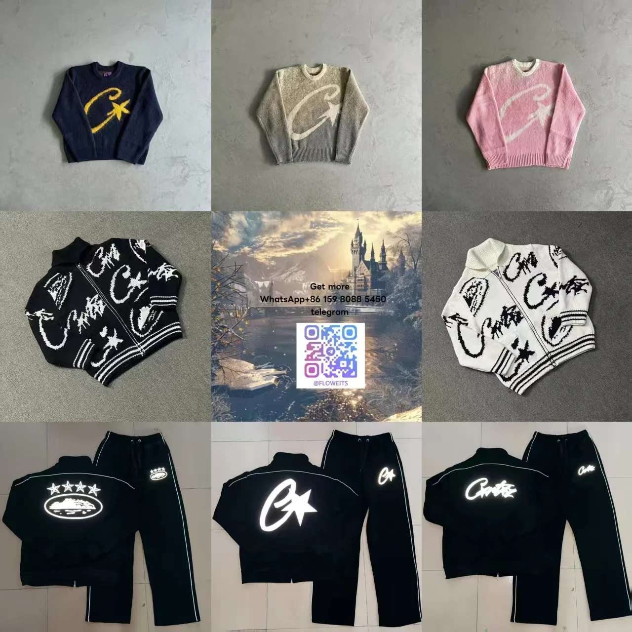 1to1reps Hoodies/Sweaters fashion reps product LS06--高品质C 字母秋冬新款毛衣反