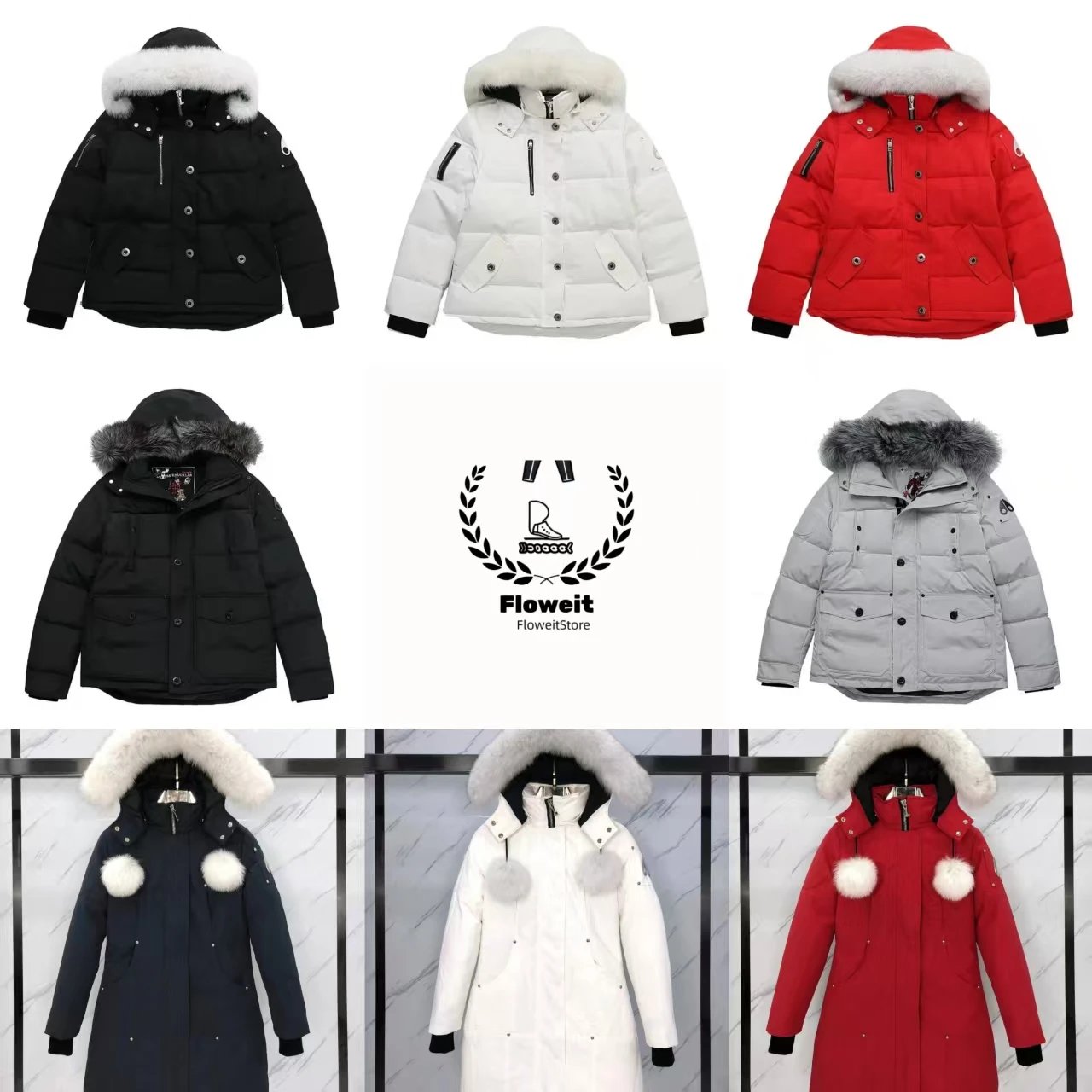 Floweit Down Coat [27 styles]