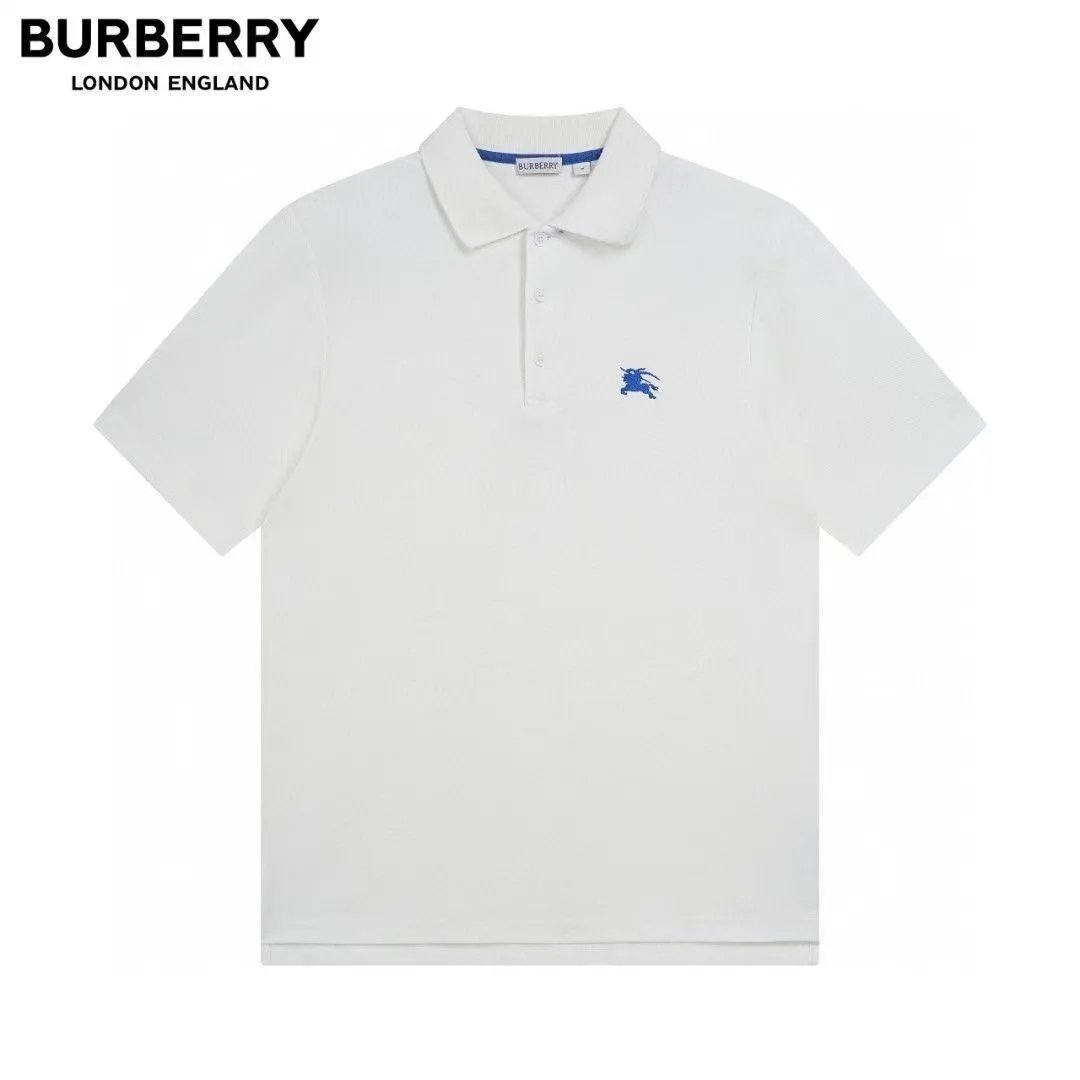 Burberry white polo shirt -5
