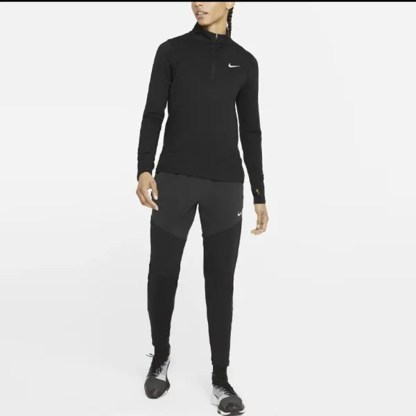 Nike Pro Tights Black with Reflective Grid Pattern Leggings - 4