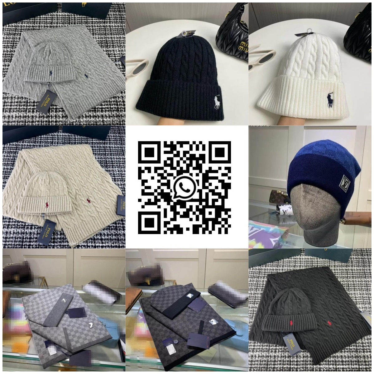 Ralph Lauren Cable Knit Beanie