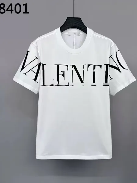 Valentino Logo Print White T-Shirt - 1