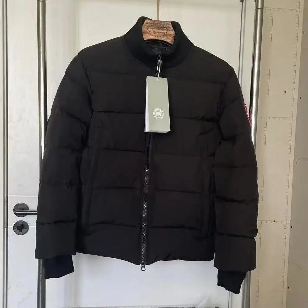 Canada goose无帽黑色<70%白鸭绒（羽绒服）