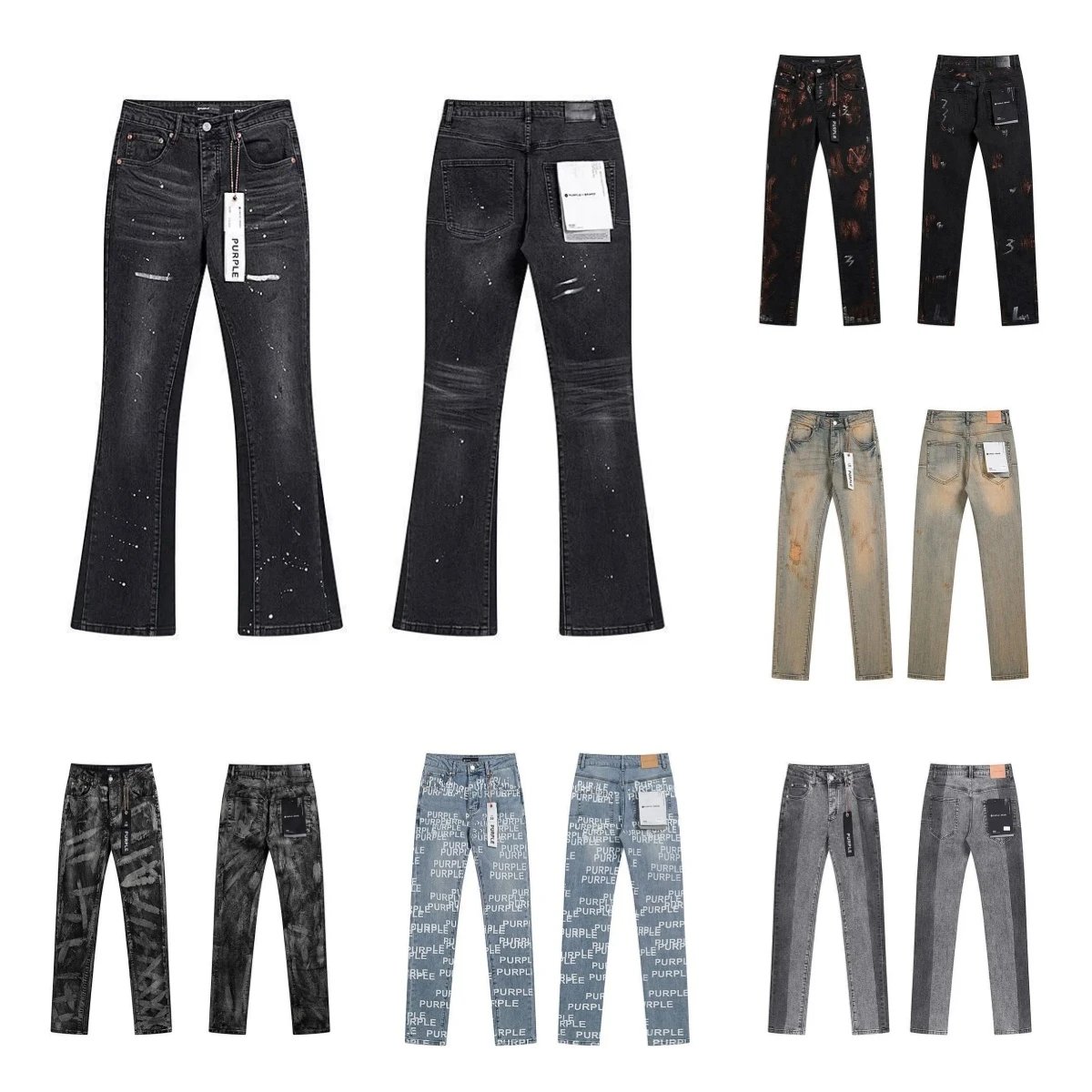 PURPLE Jeans Pants [31 styles]