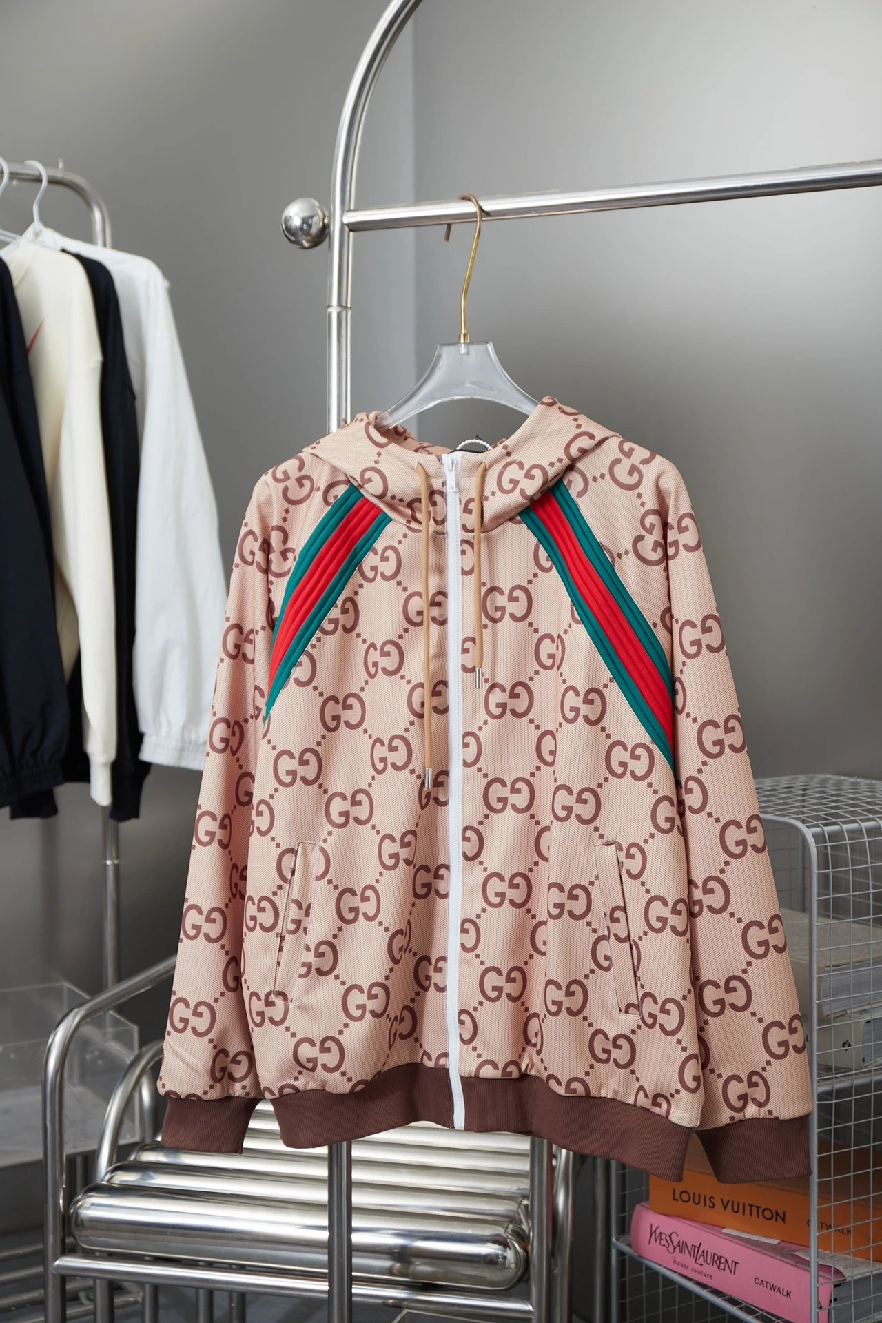 Louis Vuitton Monogram Denim Jacket Black Multicolor - 13