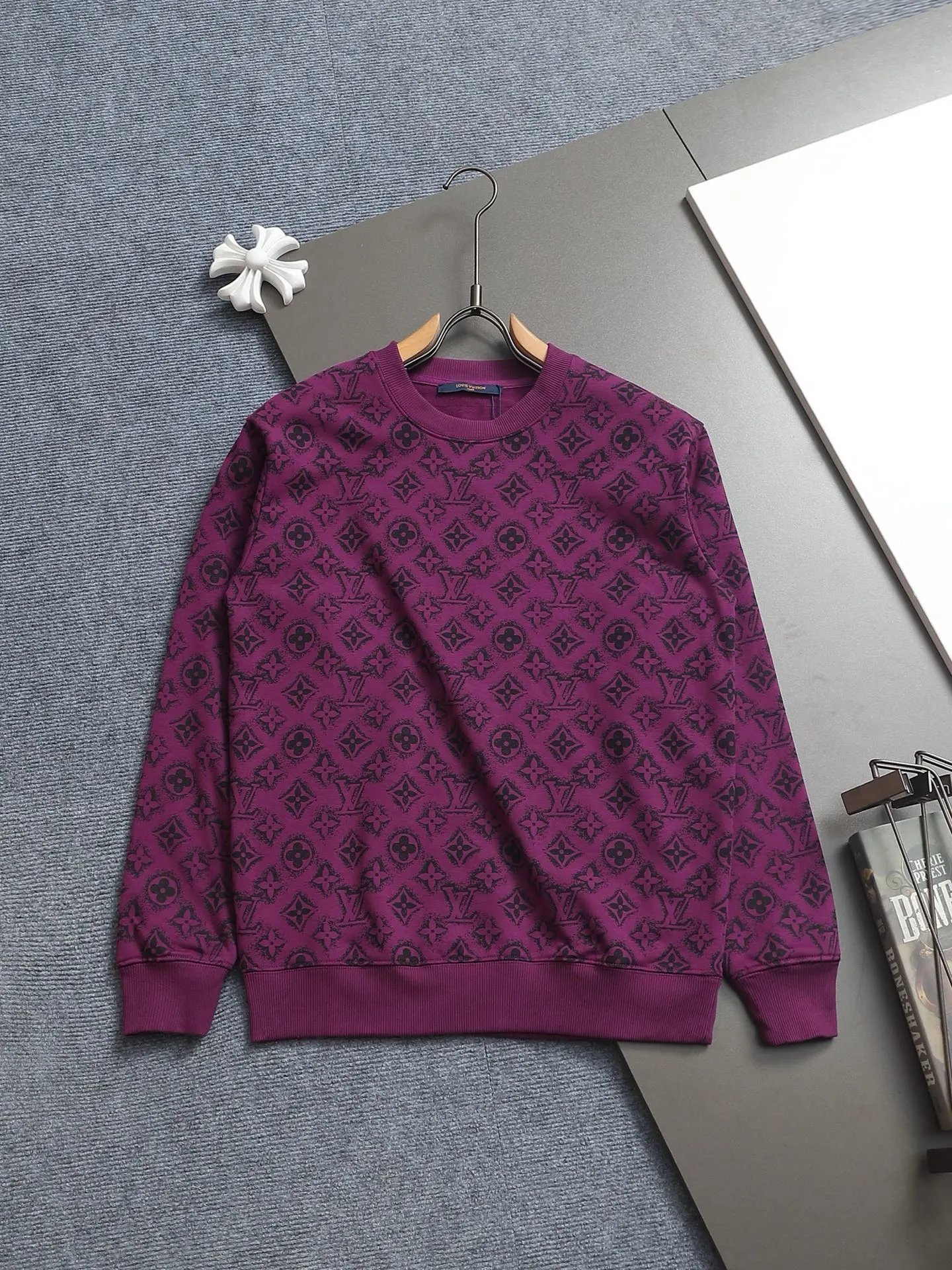 Fendi Chain Logo Print Light Blue Hoodie - 7