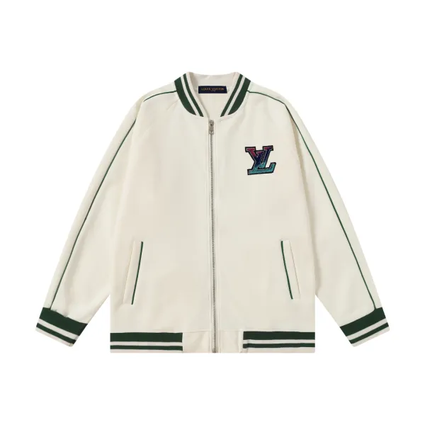 Louis Vuitton Monogram Butterfly Embroidered Bomber Jacket Navy Outerwear Jacket - 5