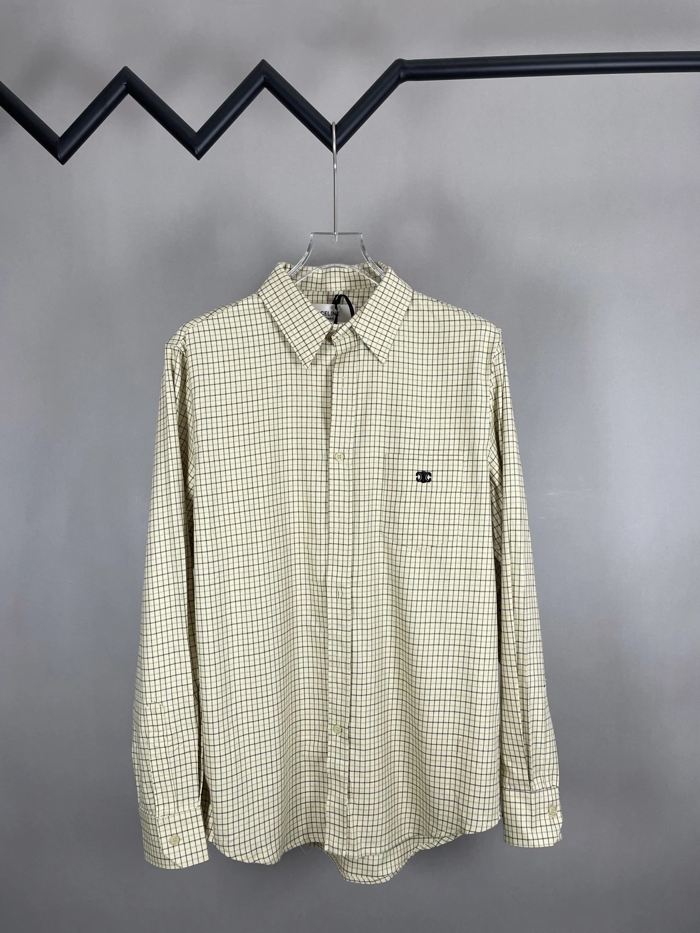 Dior Men's Striped Cotton Shirt in Light Blue - 7
