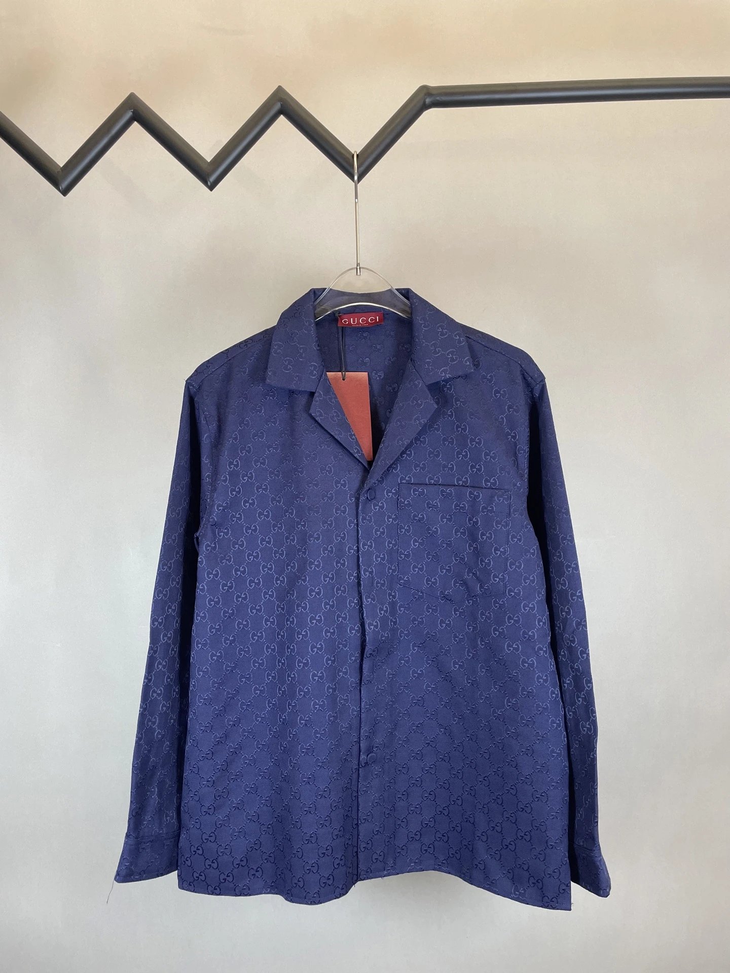 Dior Men's Striped Cotton Shirt in Light Blue - 5
