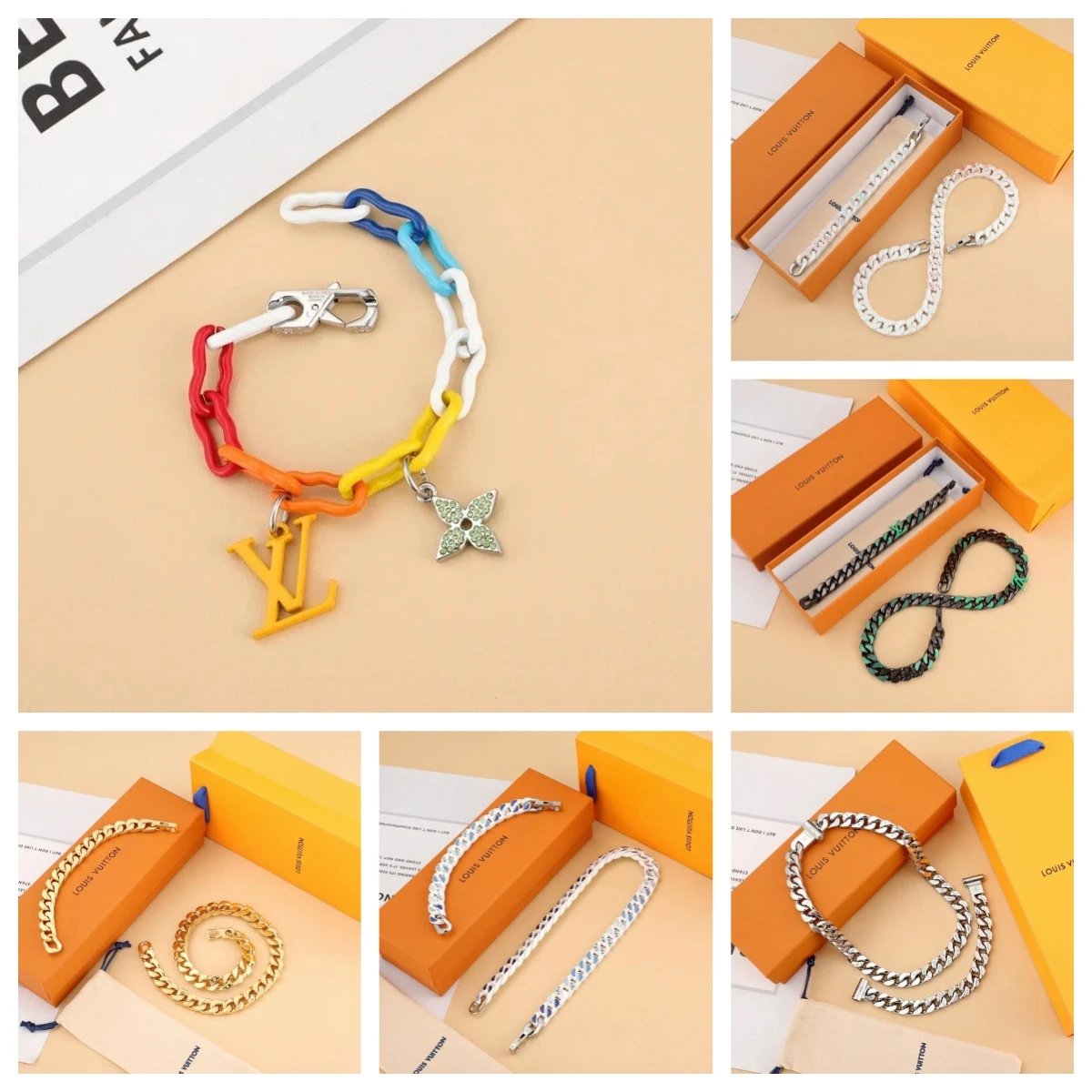 LV Louis Vuitton Bracelet
(15+ styles)