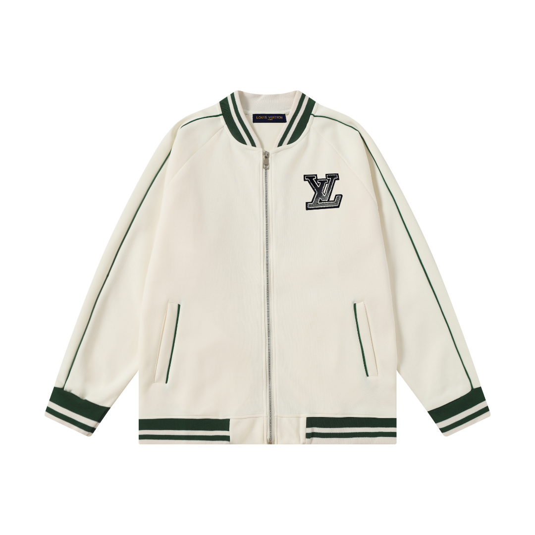 Louis Vuitton Monogram Butterfly Embroidered Bomber Jacket Navy Outerwear Jacket - 12