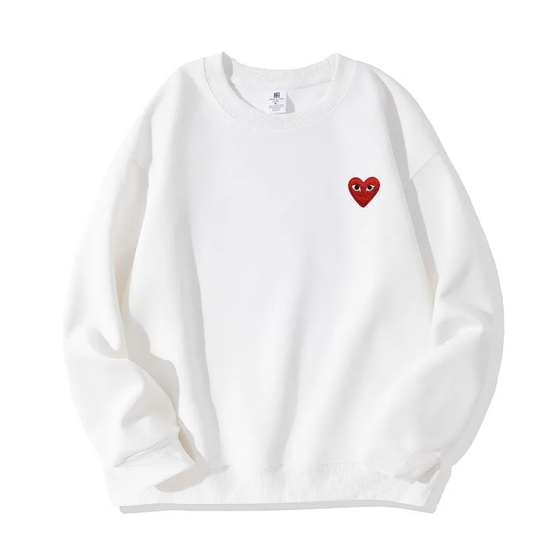 Comme des Garçons PLAY Crewneck Sweatshirt with Small Red Heart - rep longsleeve